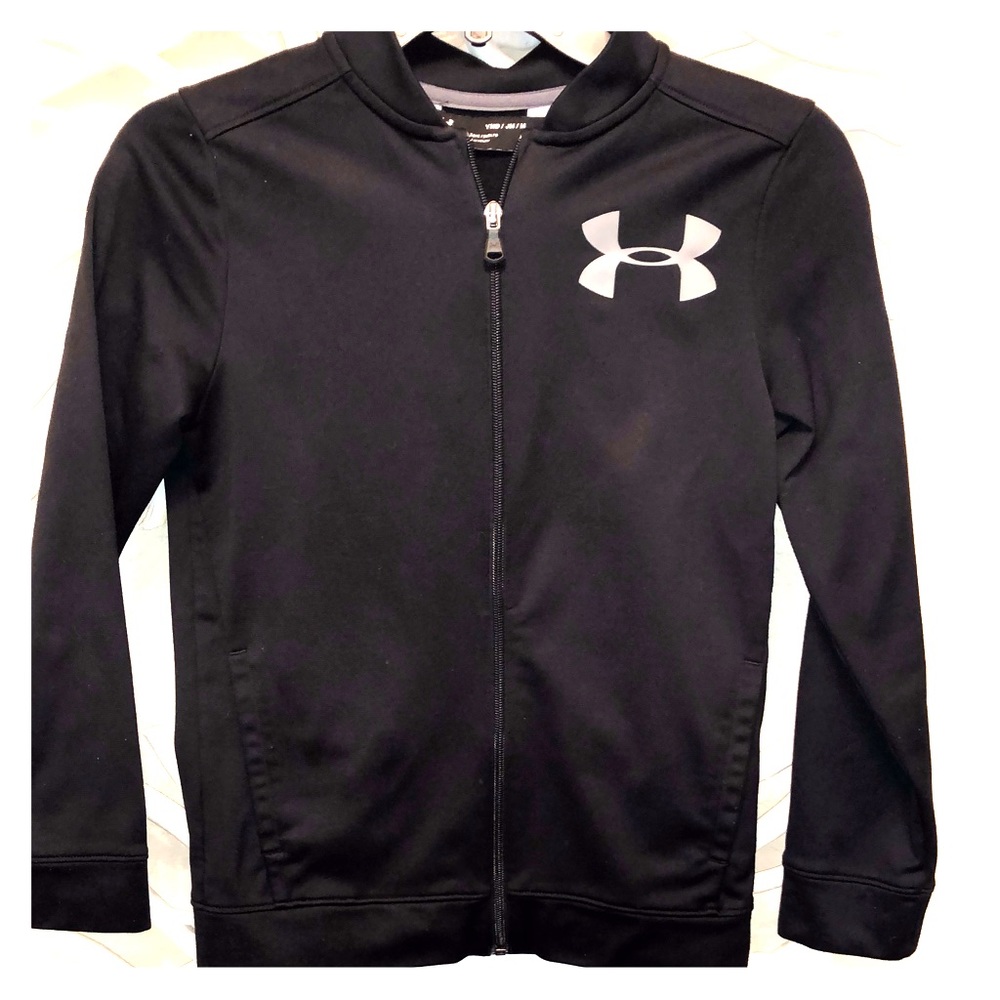 Boys Under Armour Black Zip Up Jacket